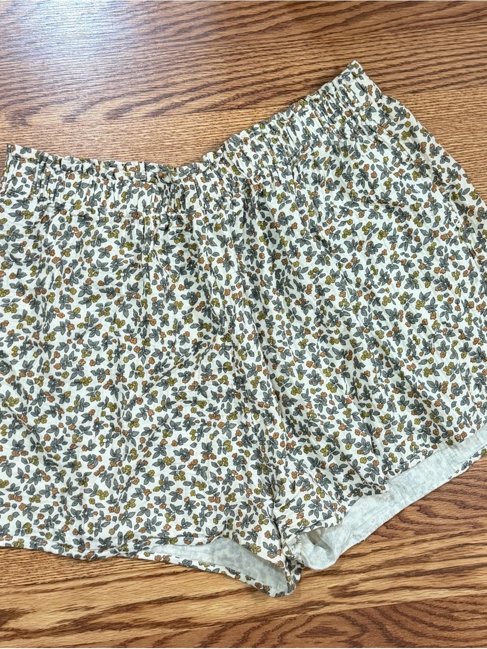 RYLEE + CRU Women’s high waisted Floral Print Elastic Waist Women’s Shorts XL